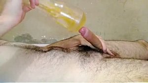 Homemade gay video of me masturbating with fleshlight
