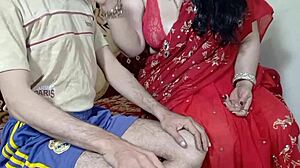 Индийская пара-любительница становится непослушной на камеру с наездницей и табу-трахом киски