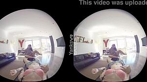 HD VR video dvoch amatérskych babek, ktoré si navzájom dráždia prsty a končia