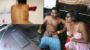 Isteri Desi diliwat di bilik hotel dalam filem lucah India dengan audio Bengali