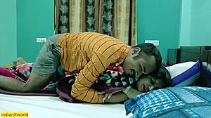 年轻男子与伴侣进行禁忌的印度孟加拉性爱